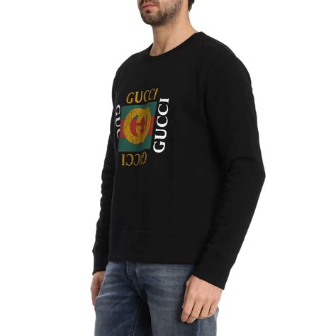 gucci mens black sweater